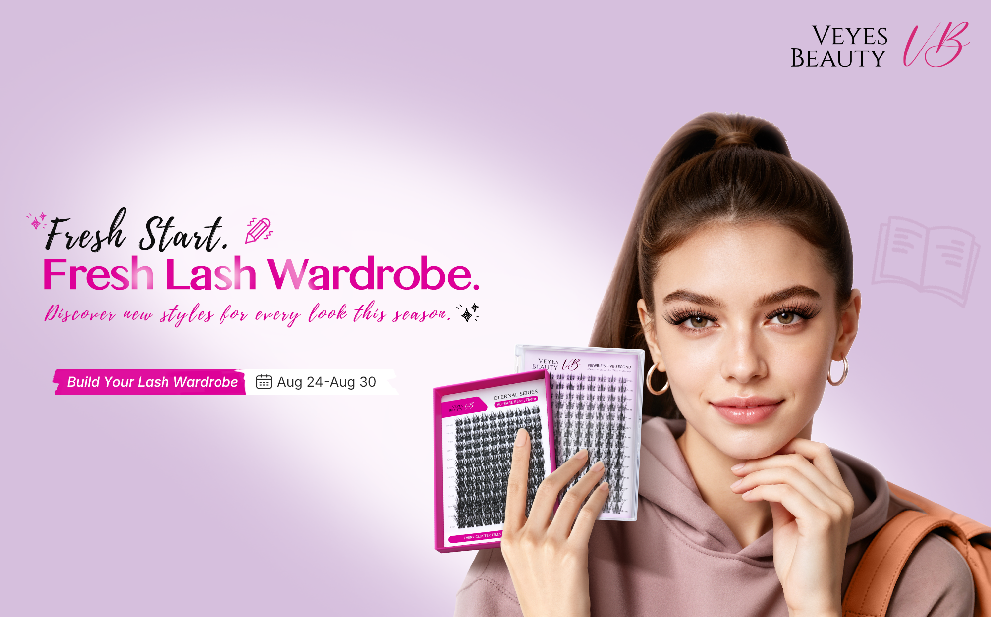 Back to School with VEYESBEAUTY: Find Your Perfect Lashes for a Fresh New Start