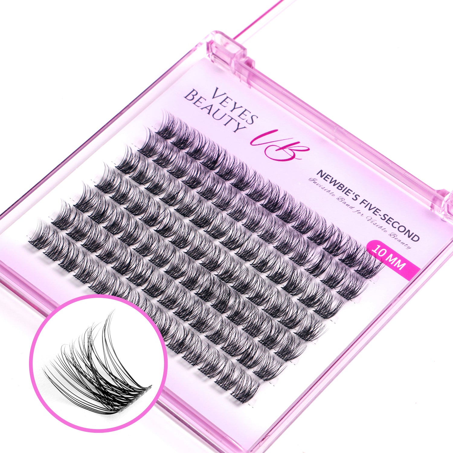 10mm Single Length BoldEye Cluster Lashes