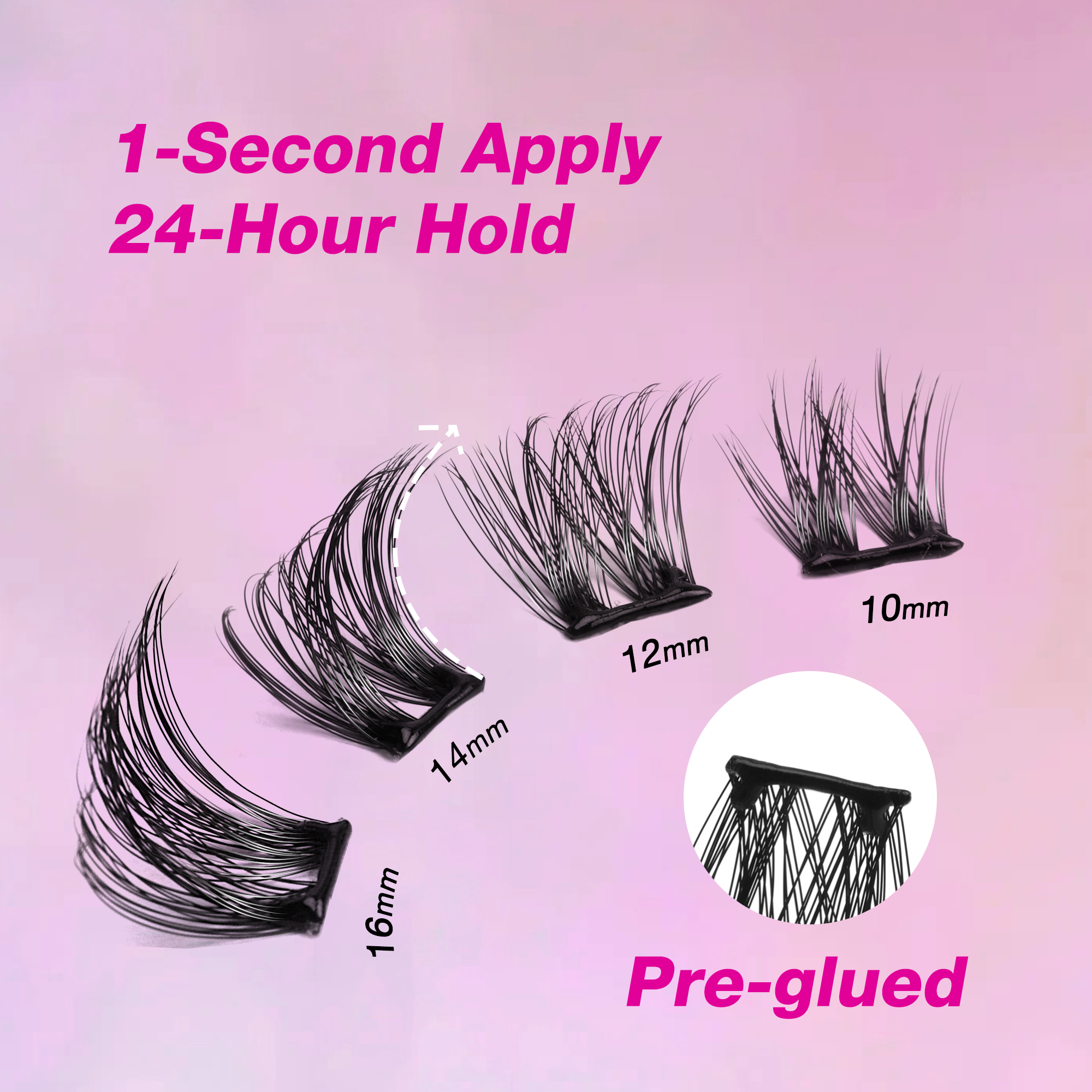 Details of Luxe Duo Self Adhesive Lashes