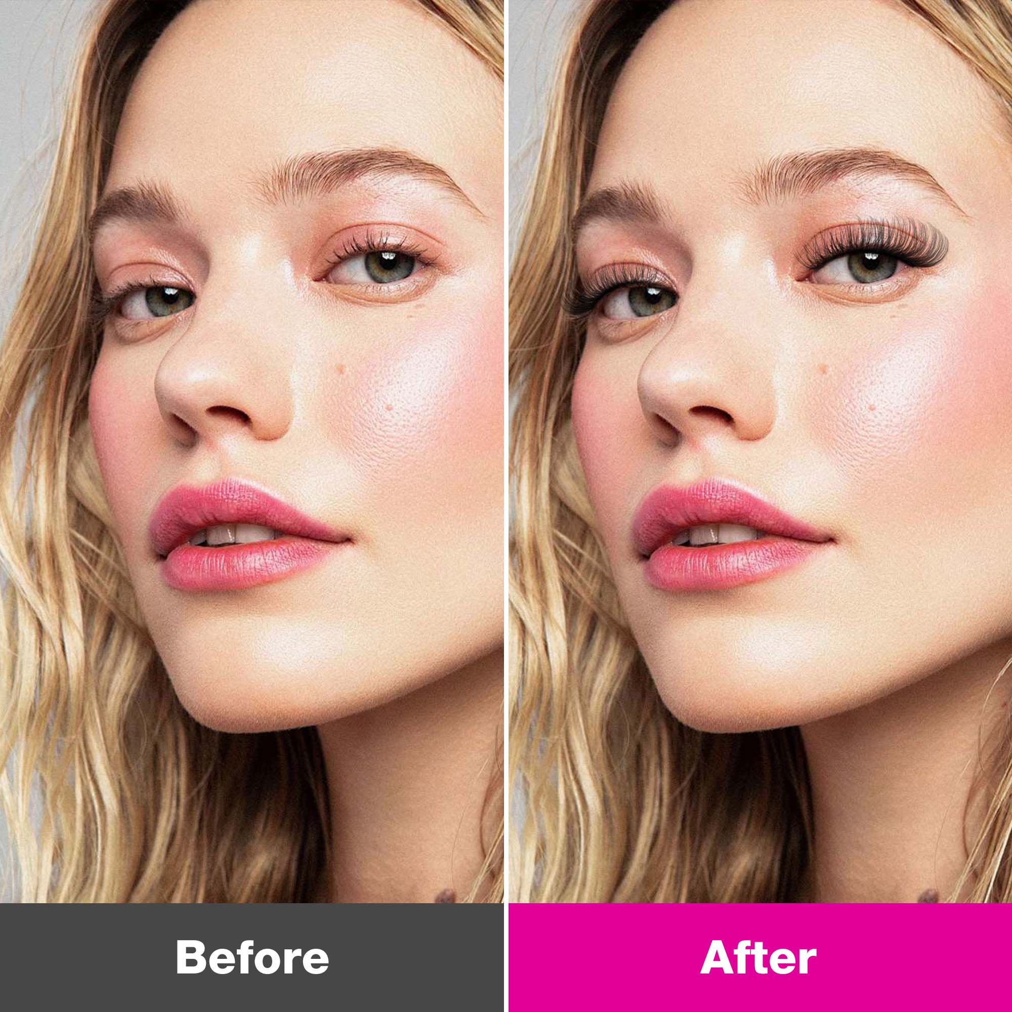 VB Model Wearing XpertVolume Cluster Lashes