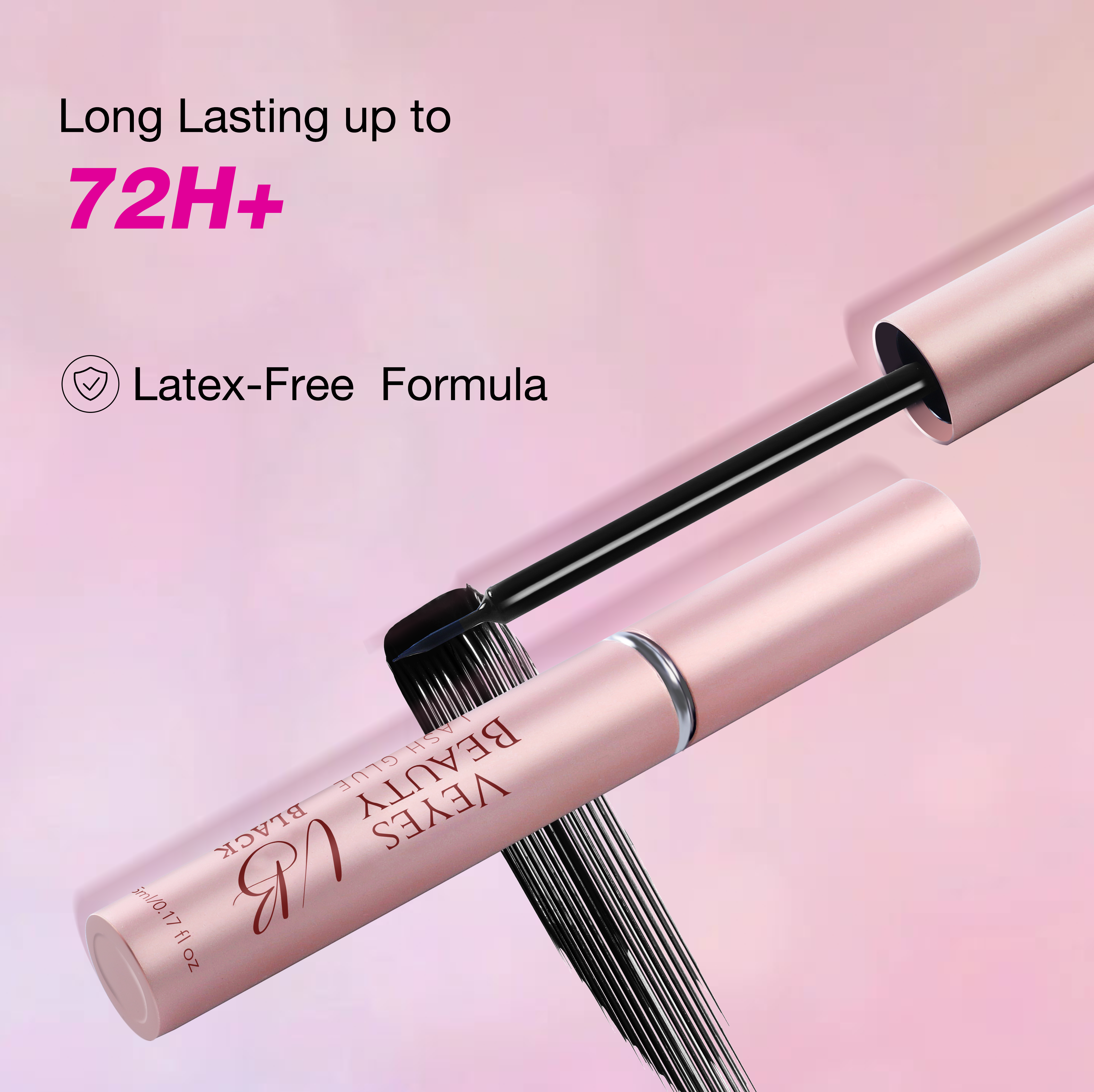 VeyesBeauty Lash Glue Long Lasting & Latex-Free Hold