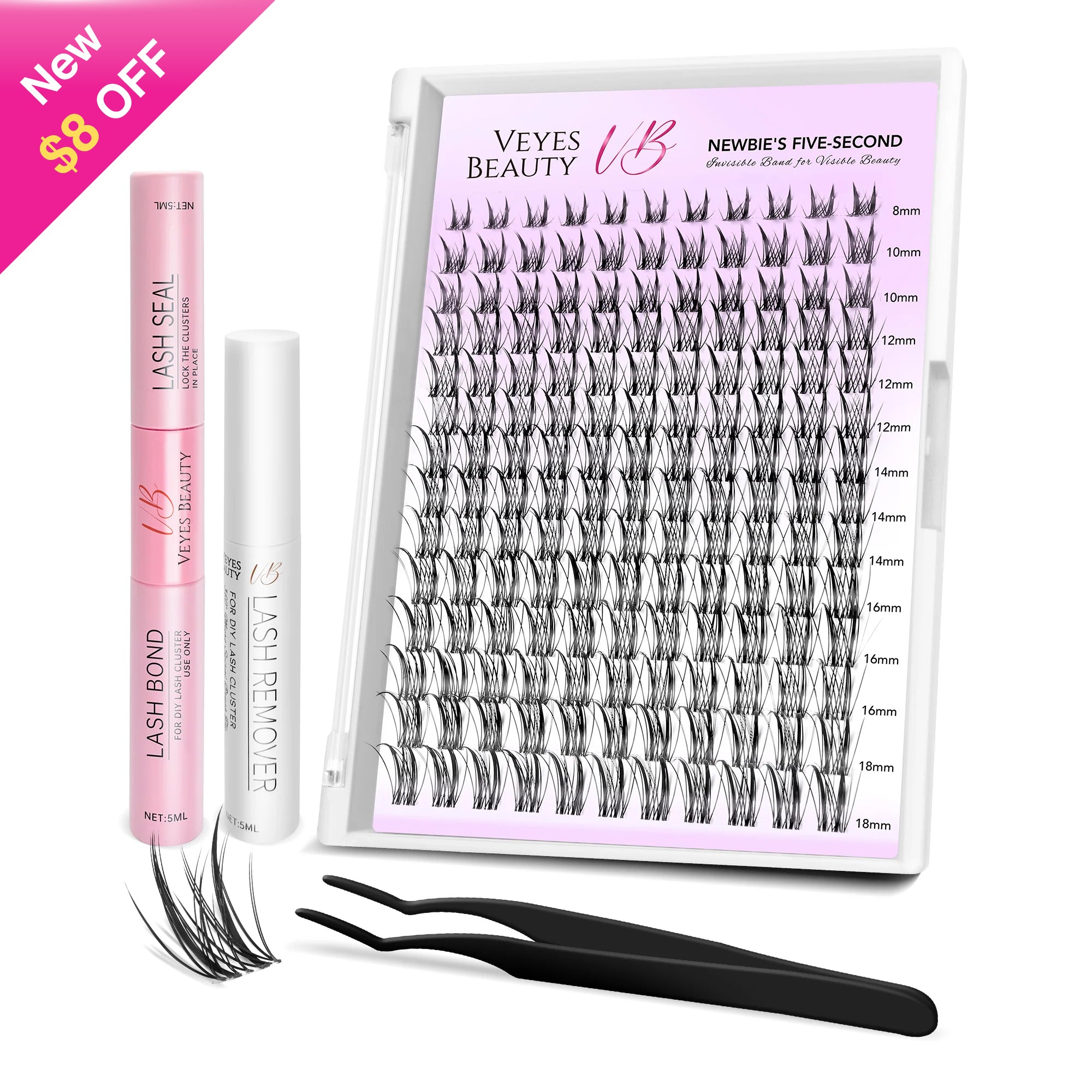 VeyesBeauty Sylph Cluster Lashes Kit