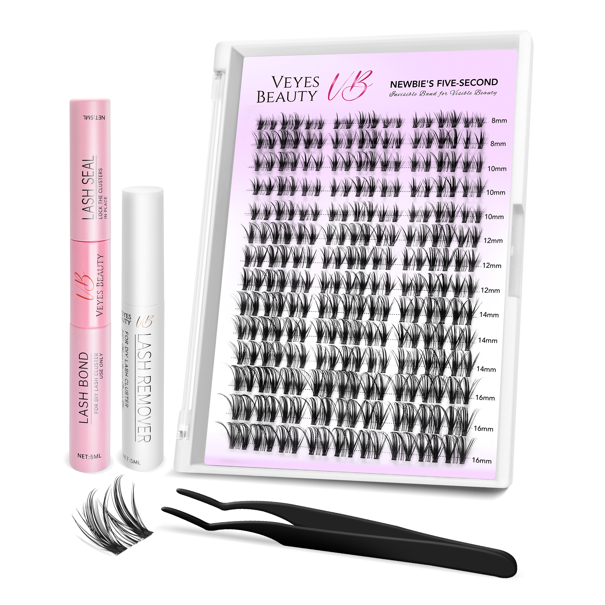 VeyesBeauty Whisper Cluster Lashes kit