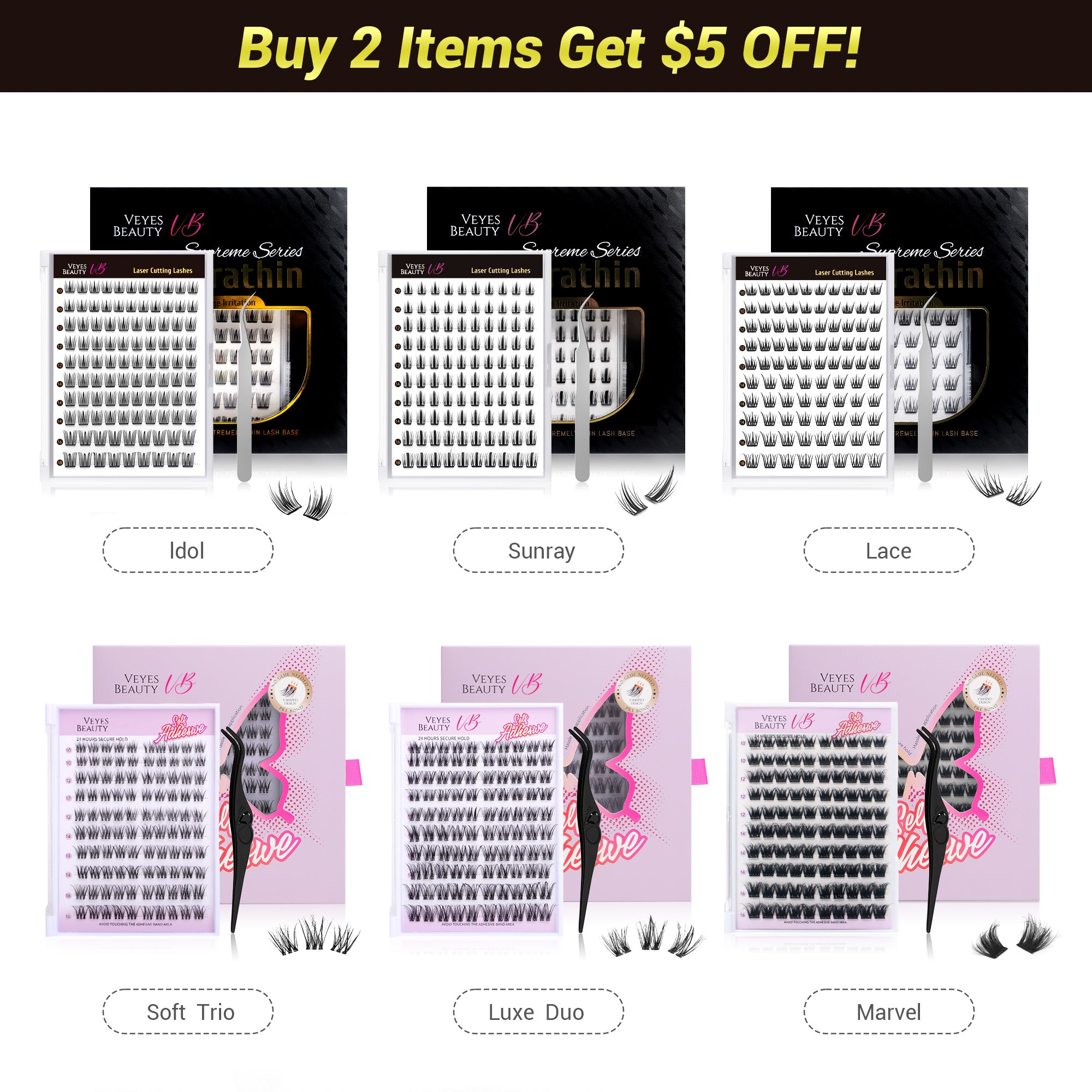 Self Adhesive Lashes Collection-1