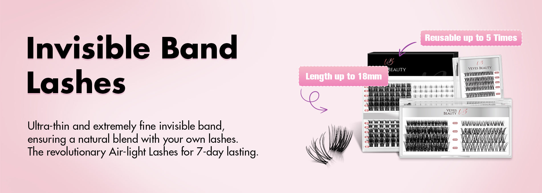 Invisible Band Lashes