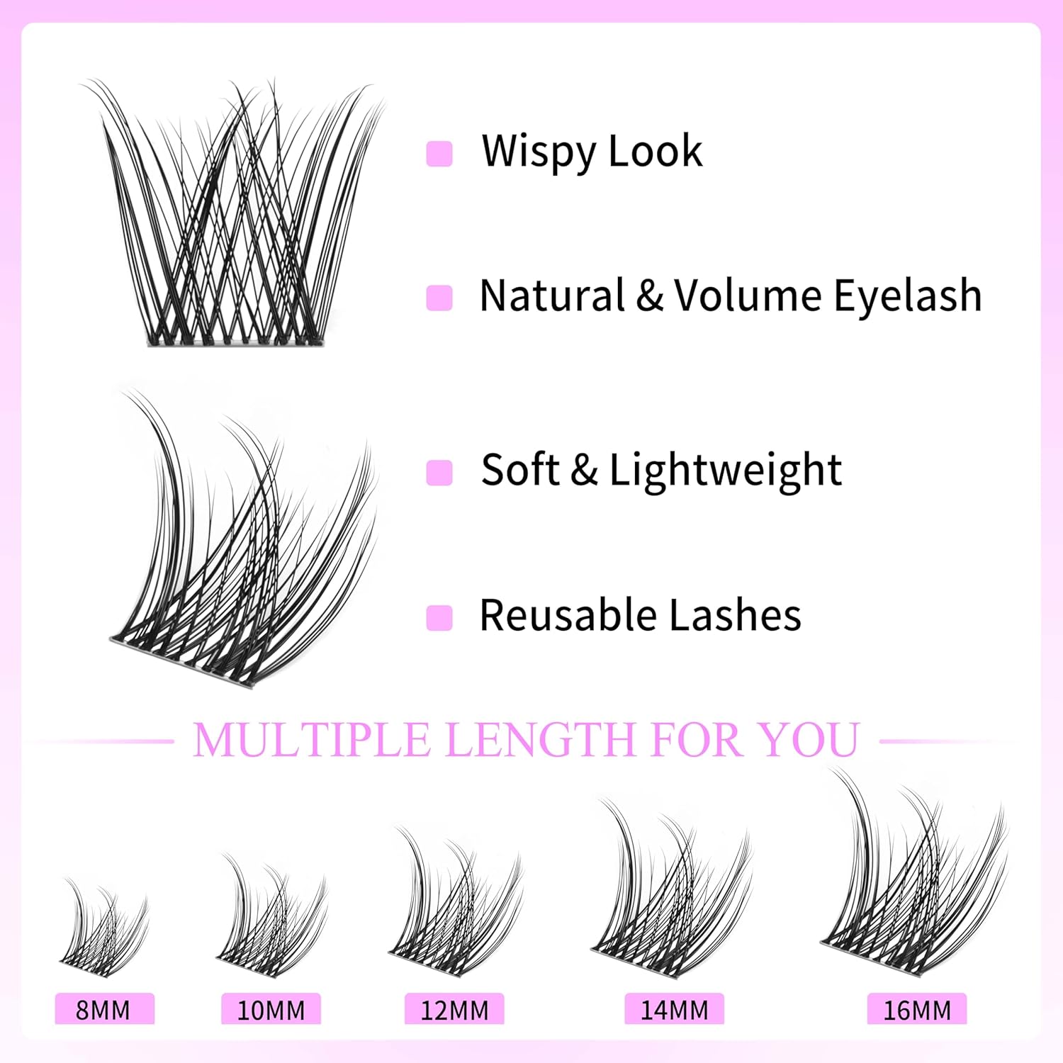 Amazon LuxeBold™ Cluster Lash