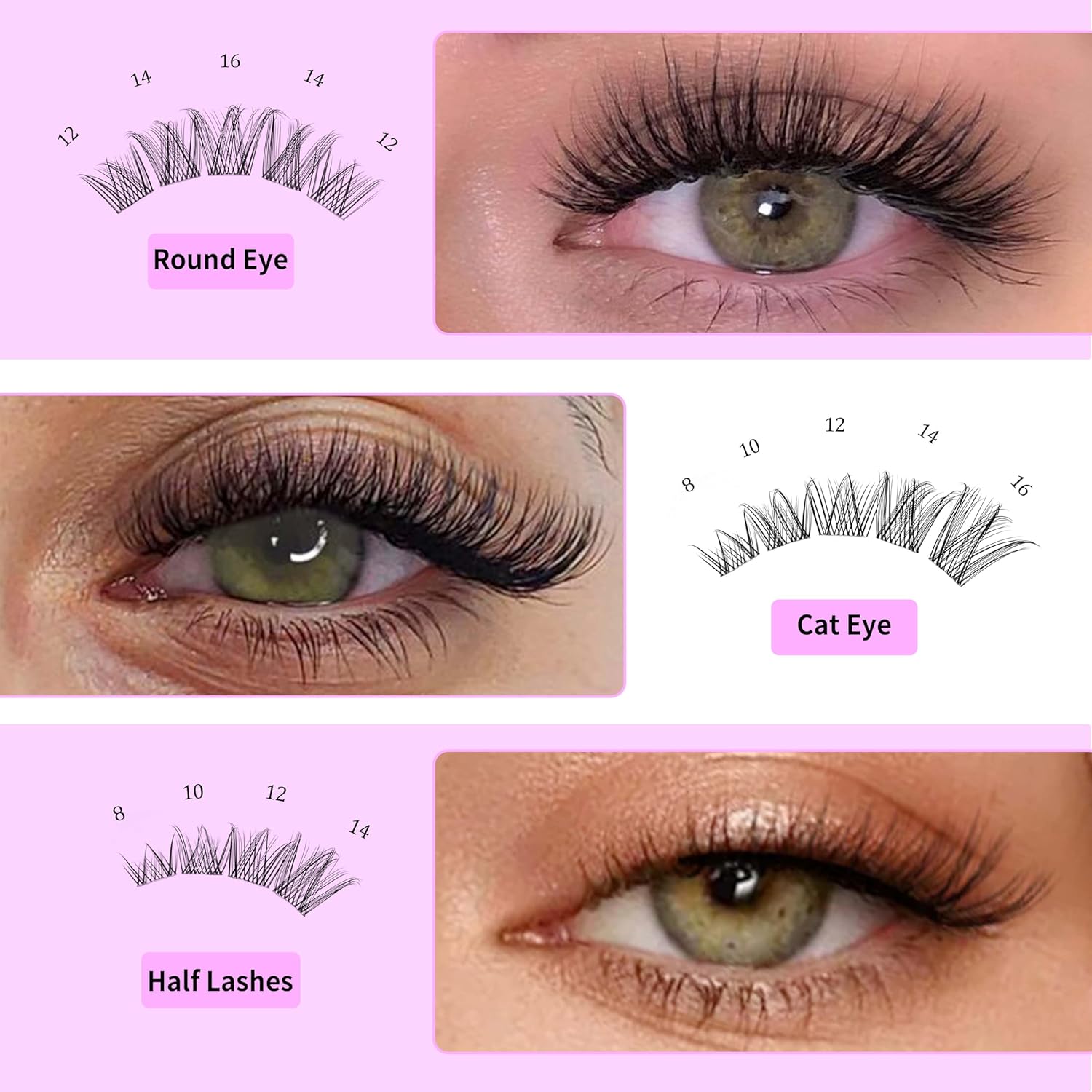 Amazon LuxeBold™ Cluster Lash