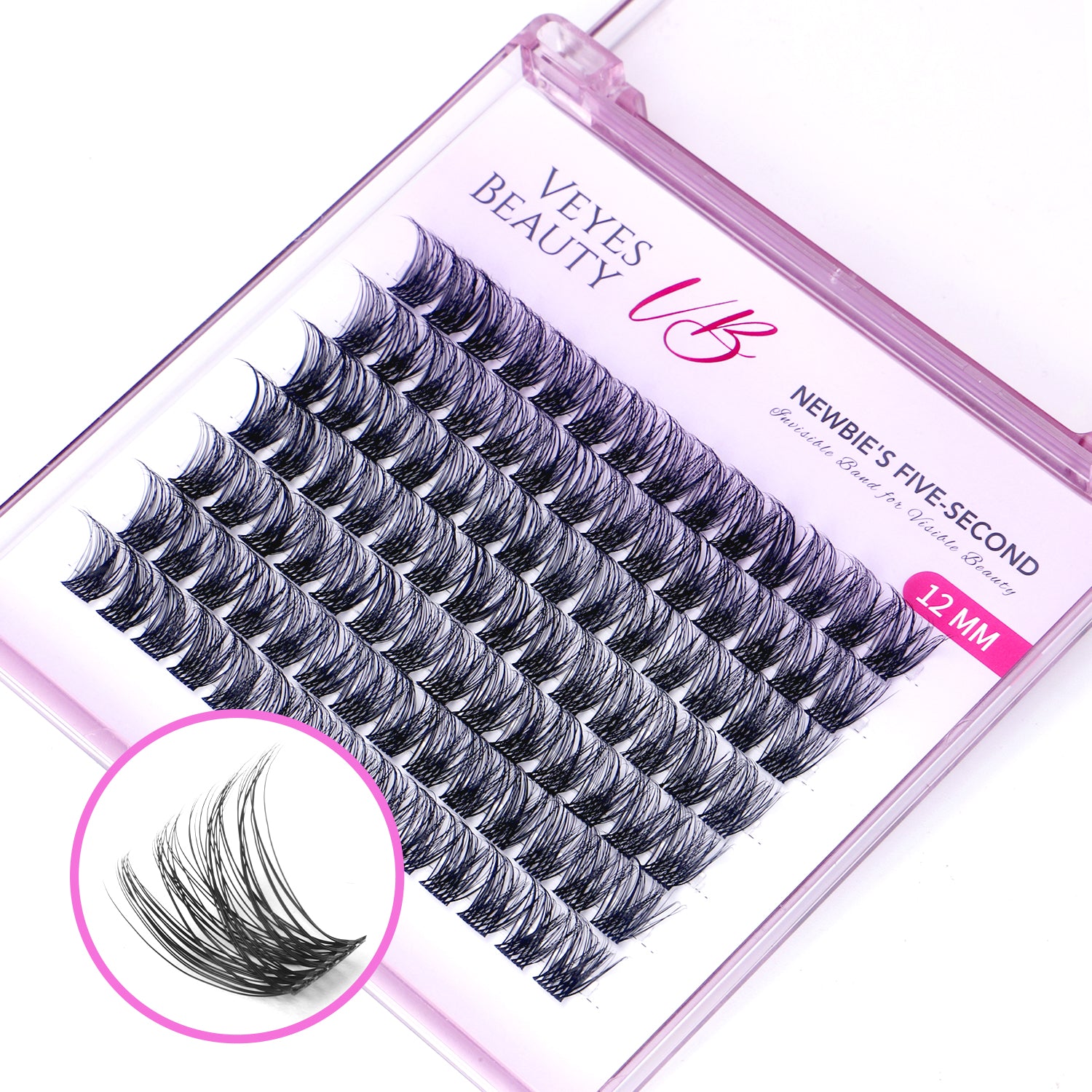 12mm Single Length BoldEye Cluster Lashes