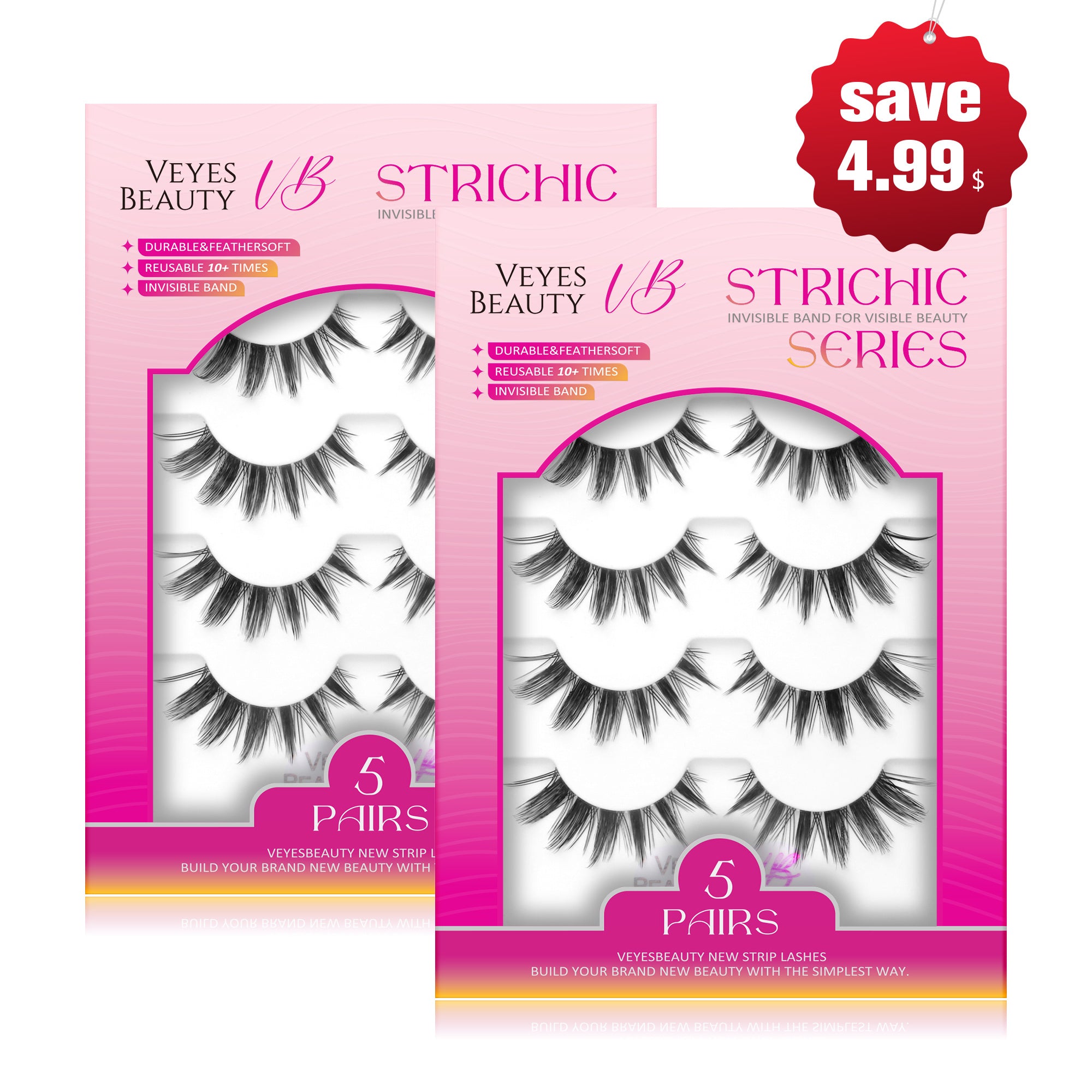 2 Set of VB MANGA Strip Lashes