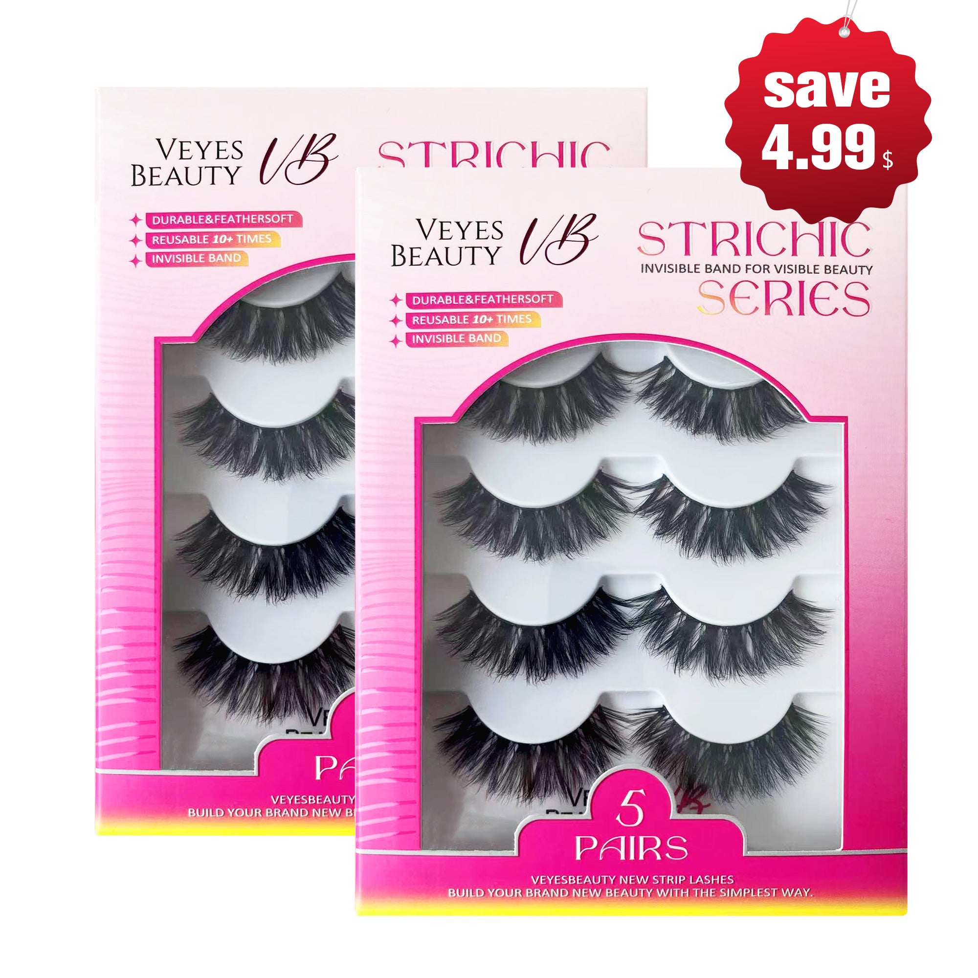 2 Set of VeyesBeauty Starfall Strip Lashes