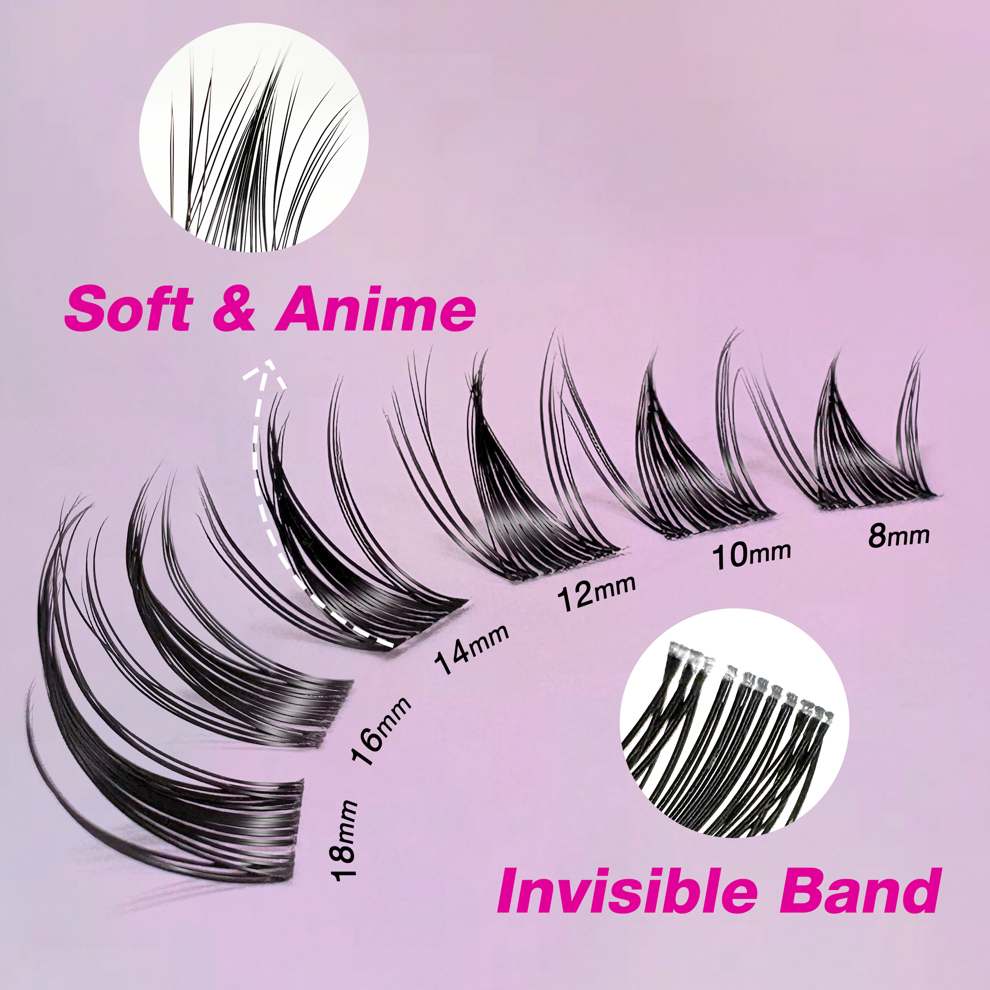 Details of VB Manga Cluster Lashes