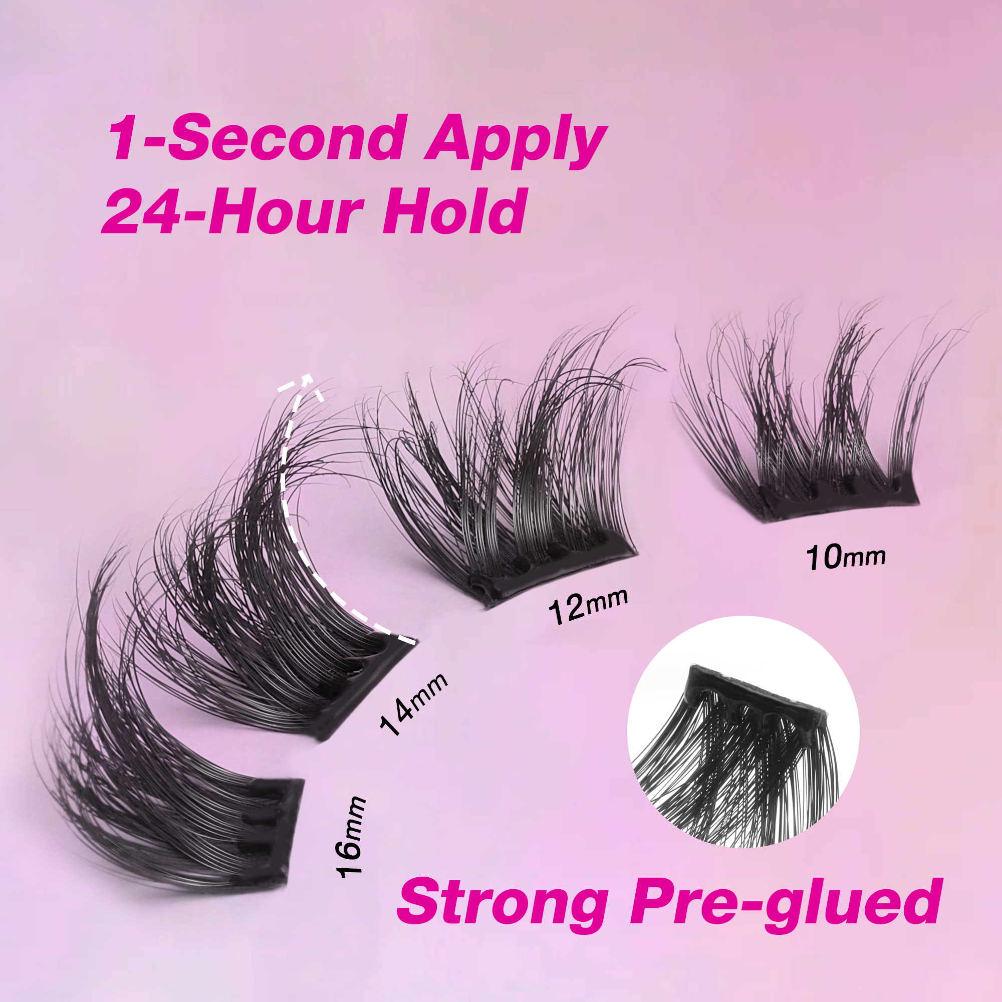 Details of VB Marvel Self Adhesive Lashes
