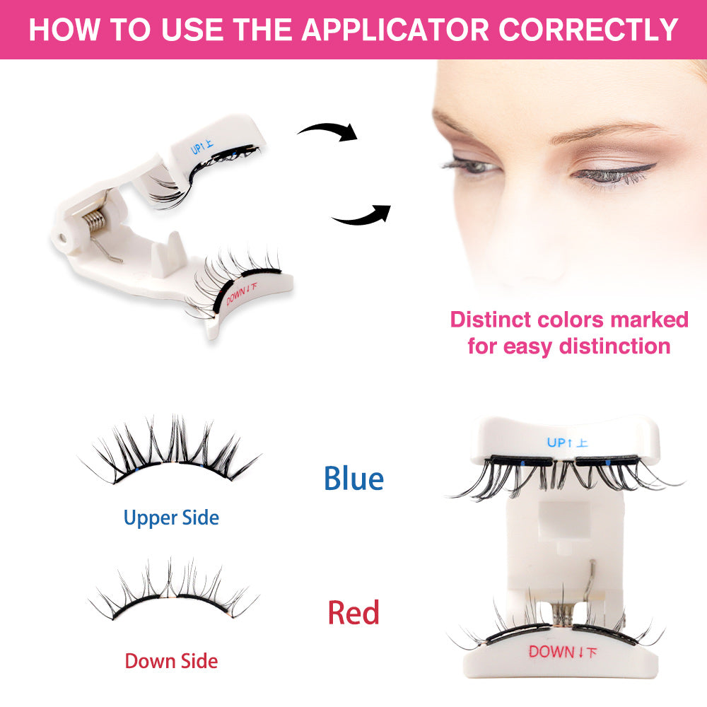 Instructions for using magnetic eyelashes