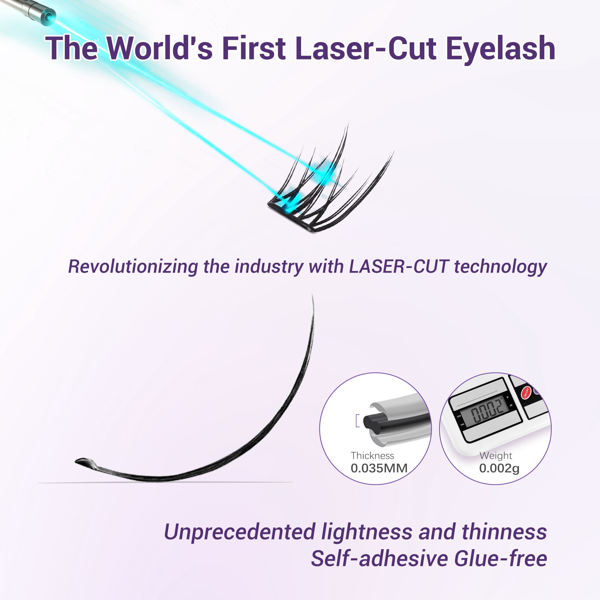 Lightness and thinness Self-adhesive Glue-free