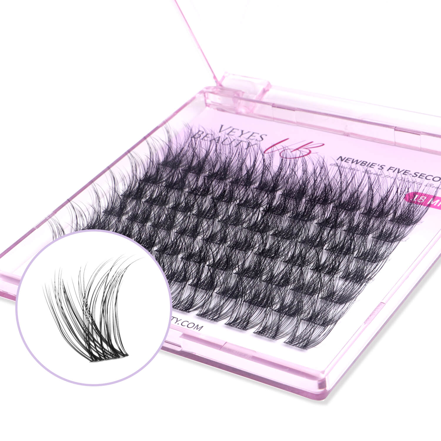 VeyesBeauty LuxeBold Single Length Lashes 18mm