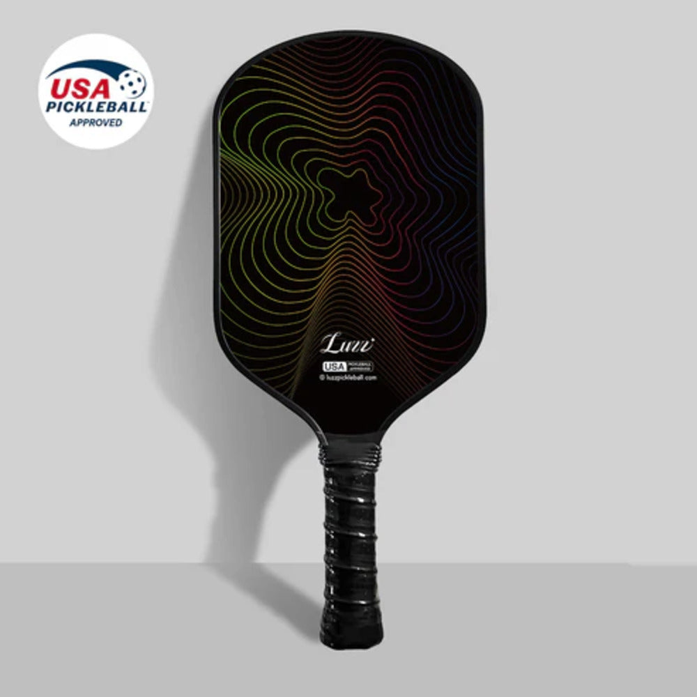 Luzzpickleball ZZ Attack Paddle(16mm)T700 Carbon Friction Surface|Thermoformed