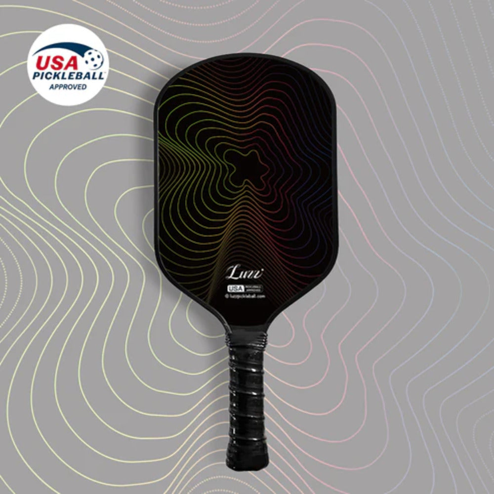 Luzzpickleball ZZ Attack Paddle(16mm)T700 Carbon Friction Surface|Thermoformed