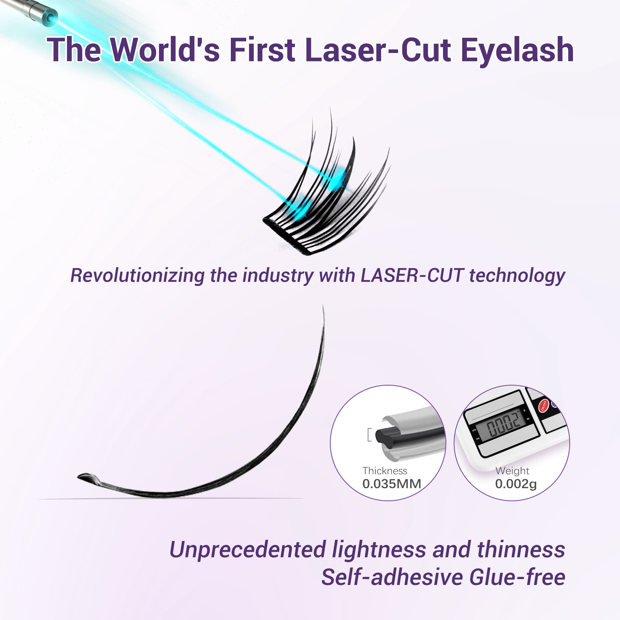 Lightness and thinness Self-adhesive Glue-free