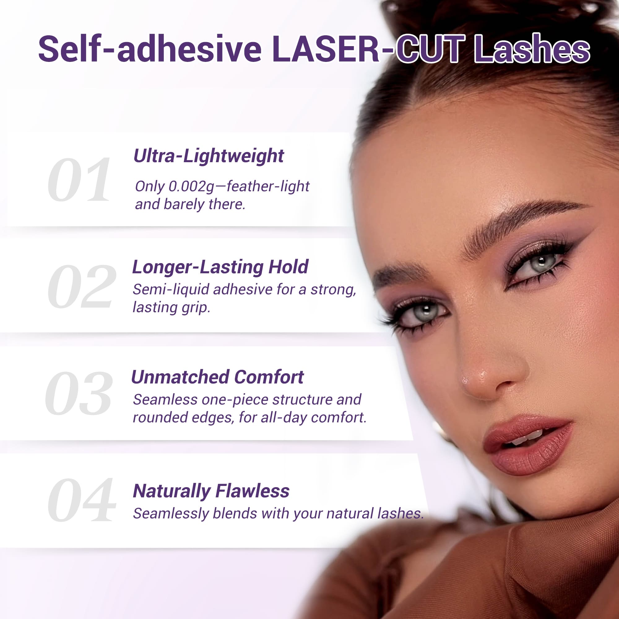 VB Self-adhesive Laser-Cut Lashes