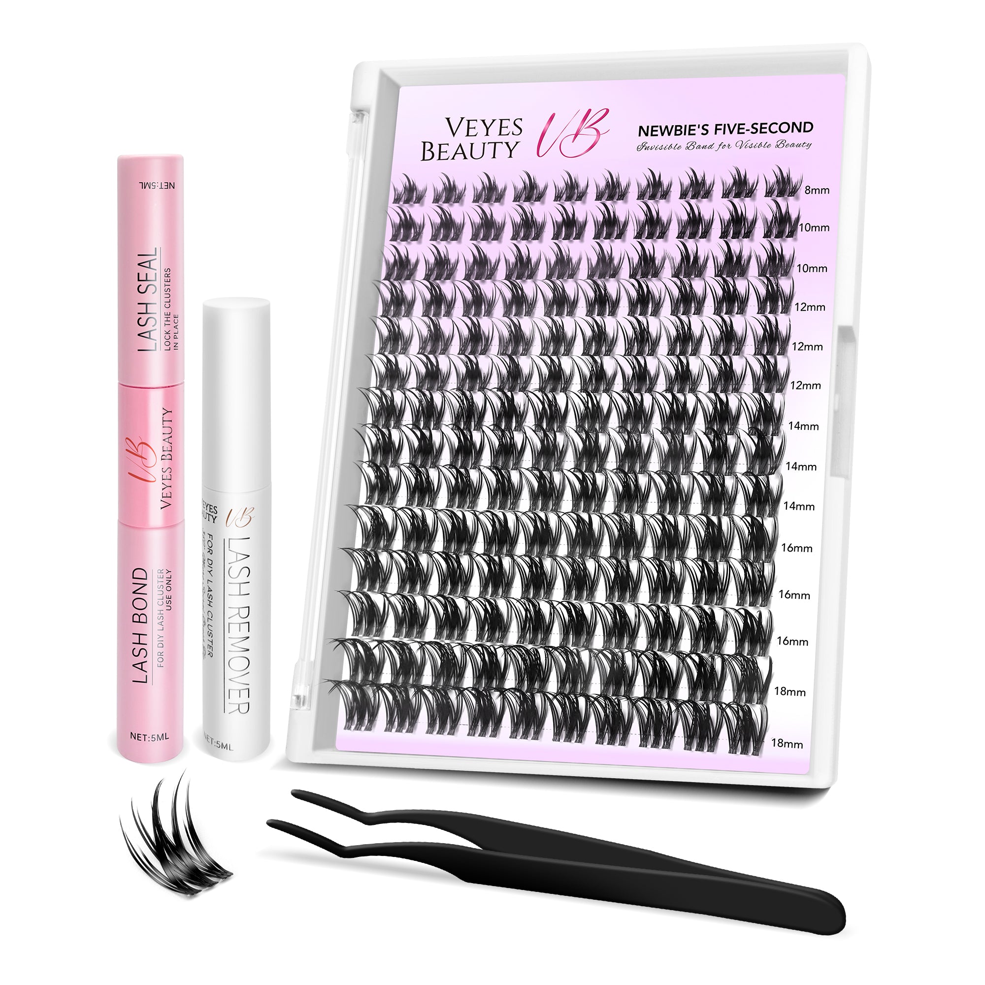 VeyesBeauty Camellia Cluster Lashes | Soft, Natural Eye-Enhancing