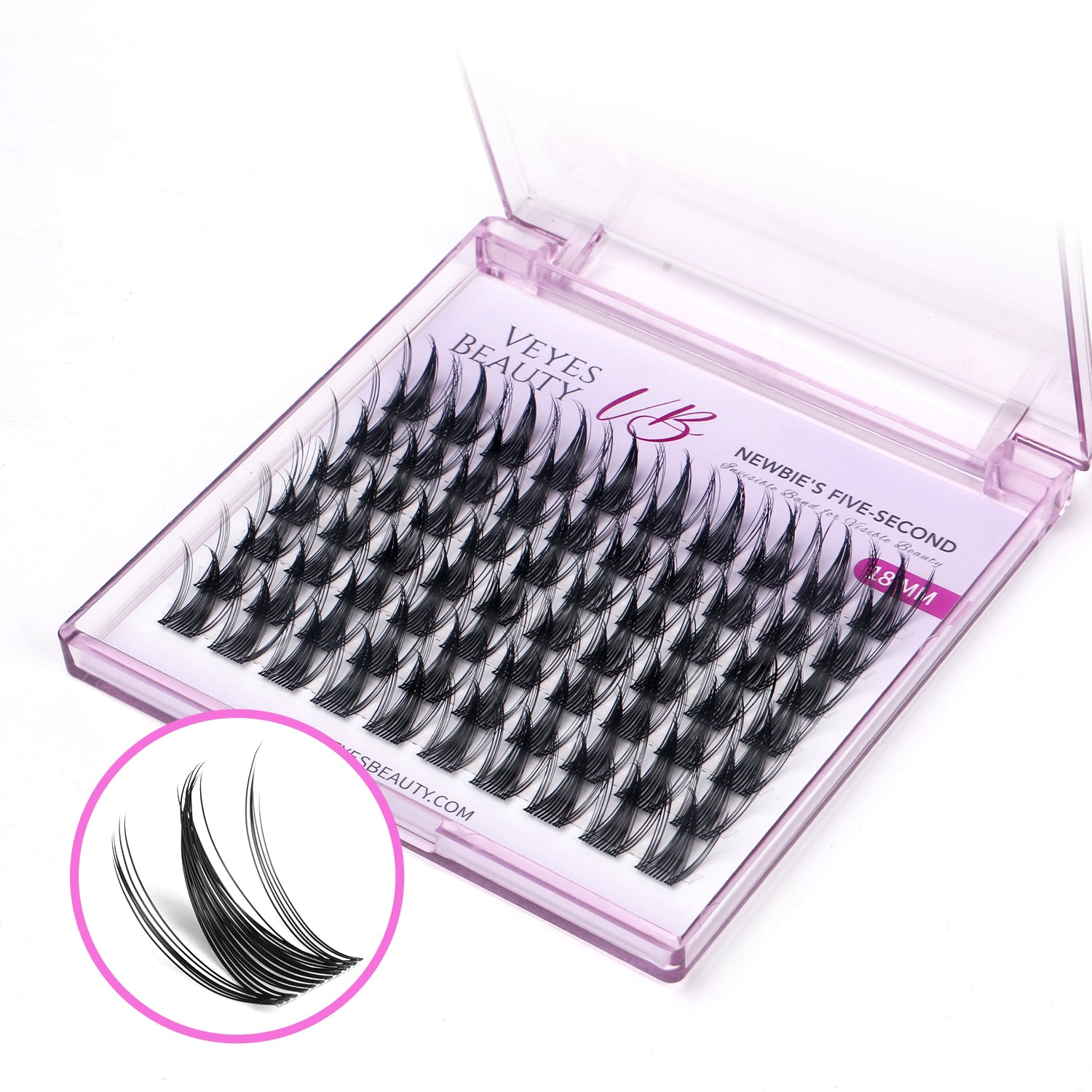 VeyesBeauty Manga Single Length Lashes 18mm