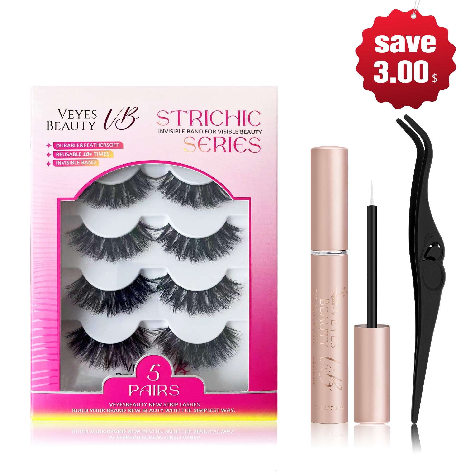 VeyesBeauty Starfall Strip Lashes Kit