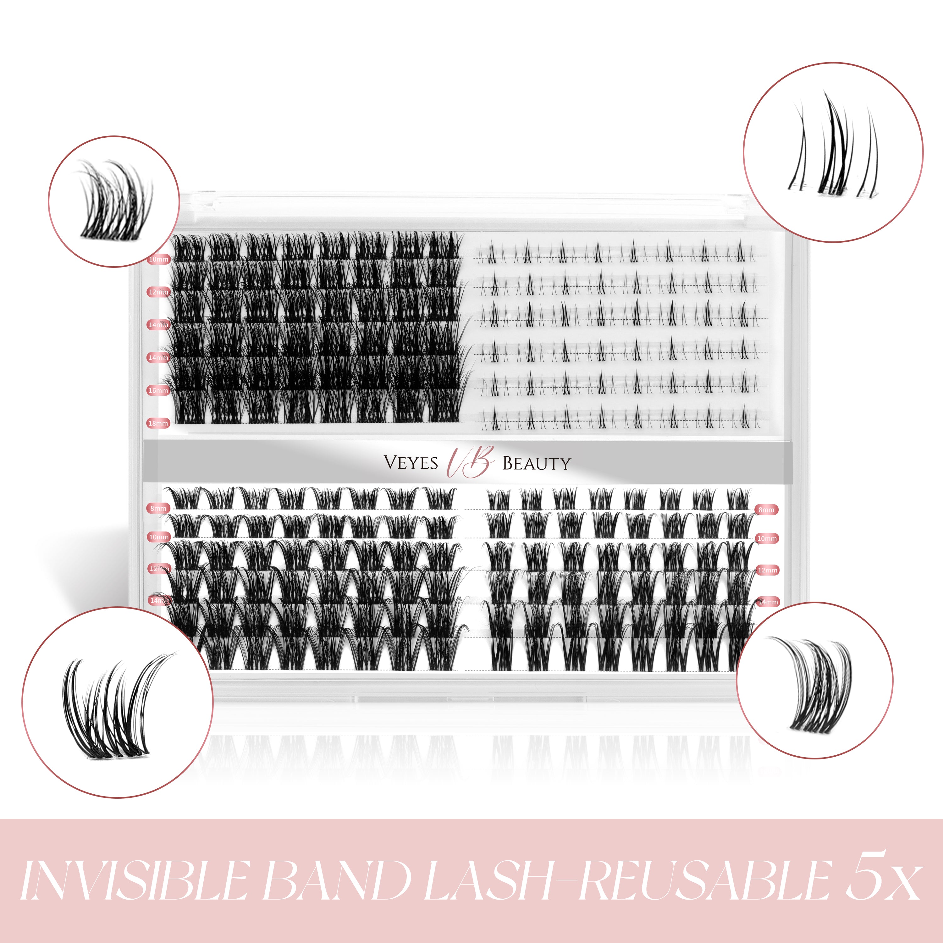 ALL-IN-ONE Lash Clusters | Invisible Band™ Lashes